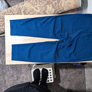 Zac and Rachel 16 casual stretch pull-on turquoise ankle trouser pants